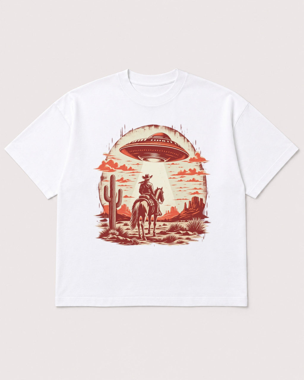 Mockup Boxy Heavyweight Tee White product