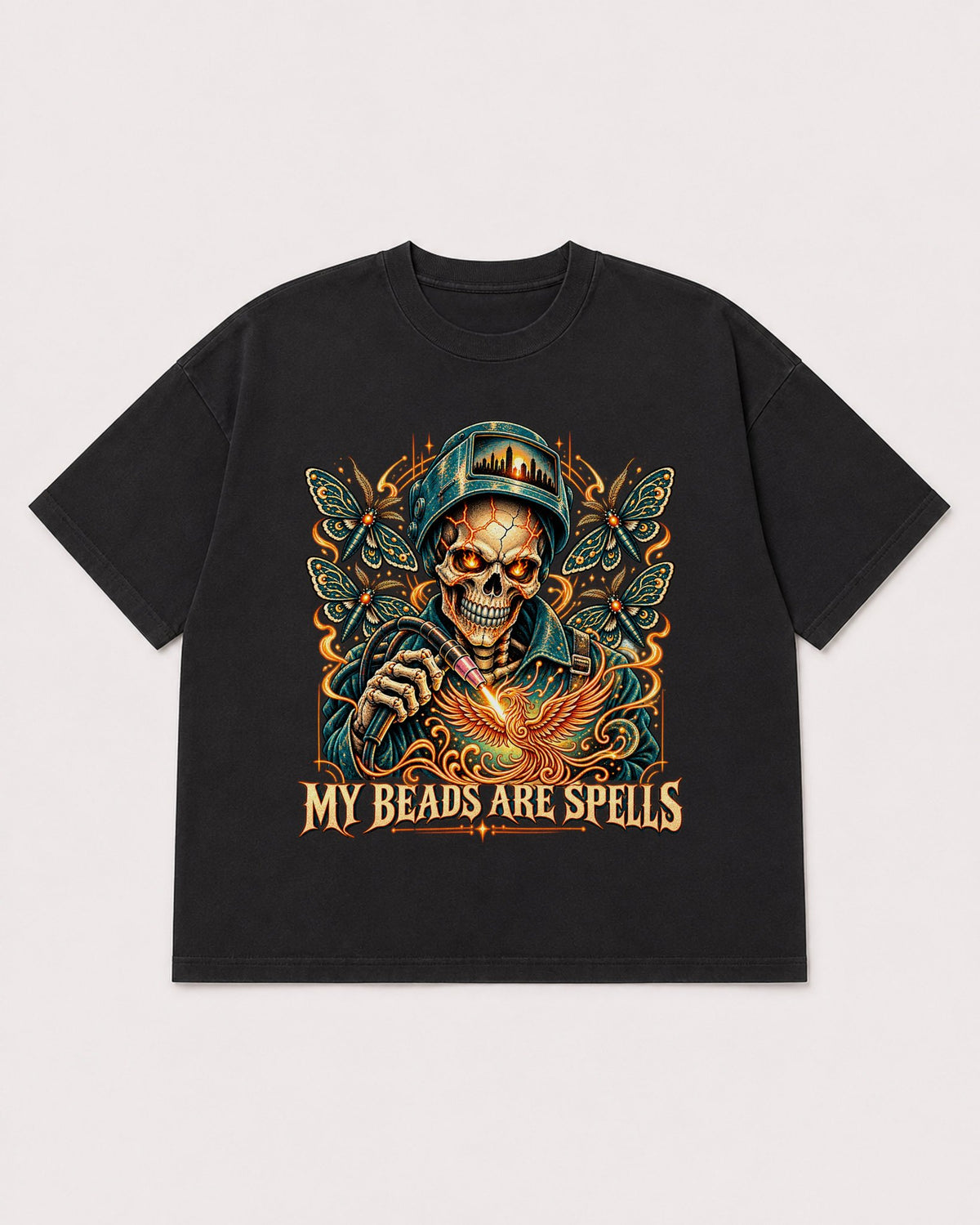 Mockup Boxy Heavyweight Tee Black product