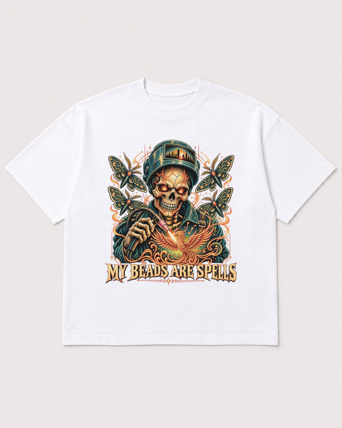 Mockup Boxy Heavyweight Tee White product
