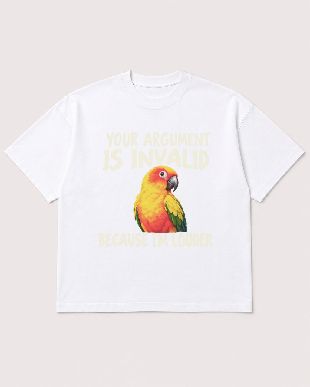 Mockup Boxy Heavyweight Tee White product