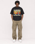 Mockup Boxy Heavyweight Tee Black male full-body 04
