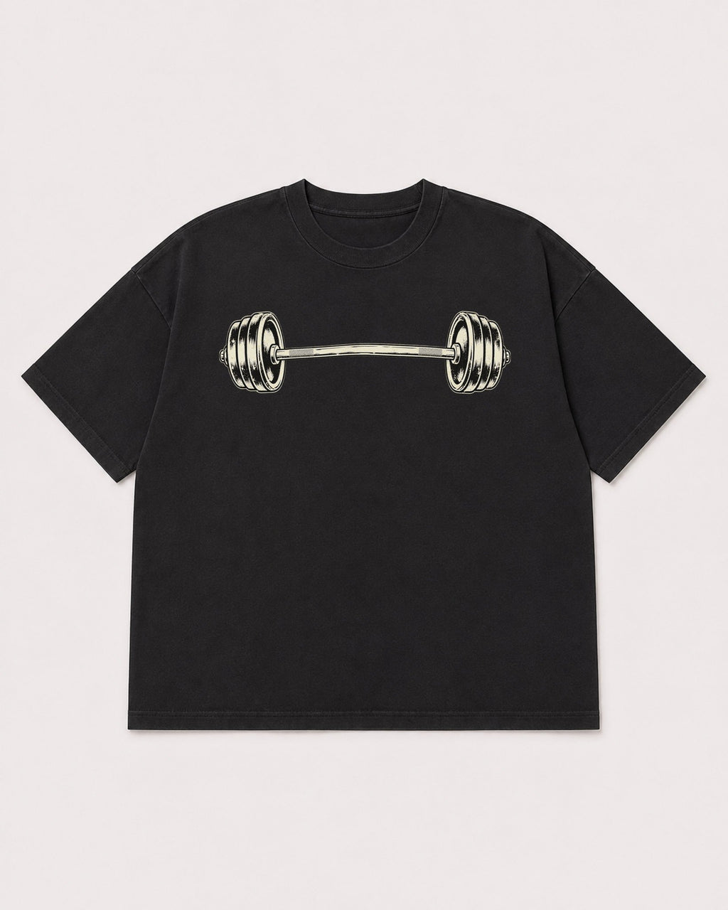 Mockup Boxy Heavyweight Tee Black product