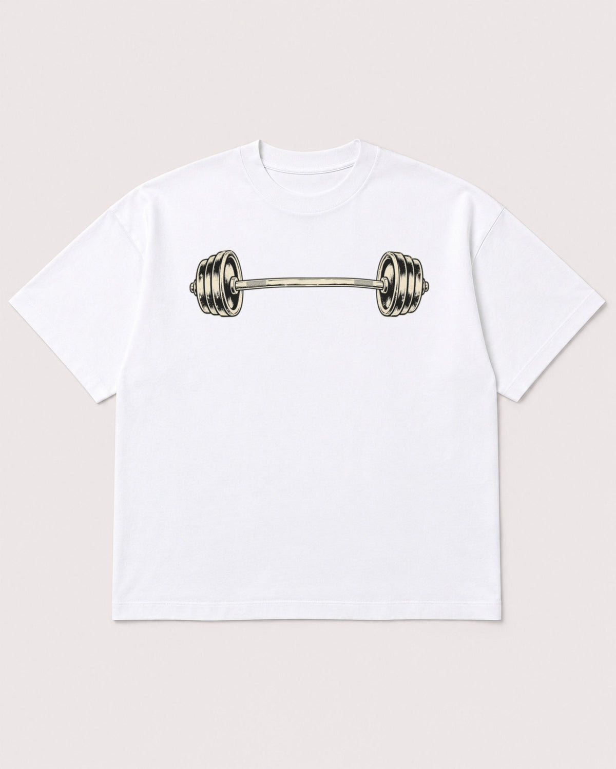 Mockup Boxy Heavyweight Tee White product
