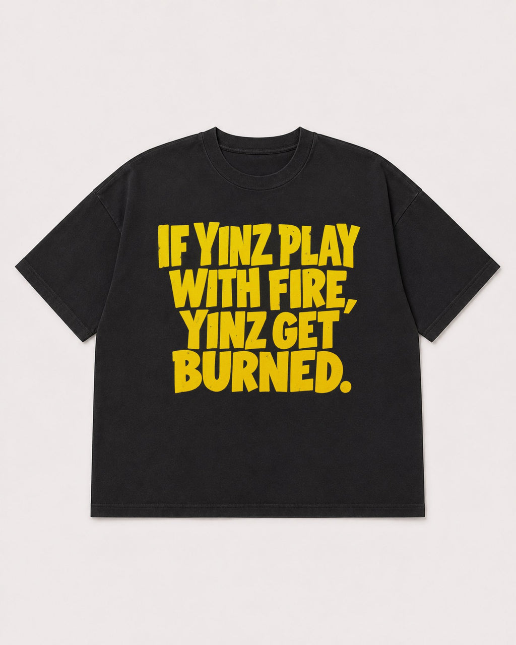 Mockup Boxy Heavyweight Tee Black product