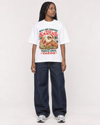 Mockup Boxy Heavyweight Tee White female full-body 04