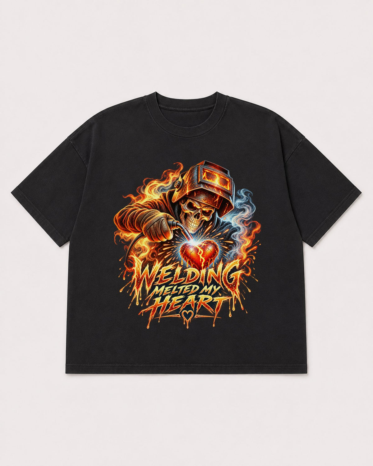 Mockup Boxy Heavyweight Tee Black product