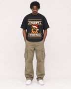 Mockup Boxy Heavyweight Tee Black male full-body 04