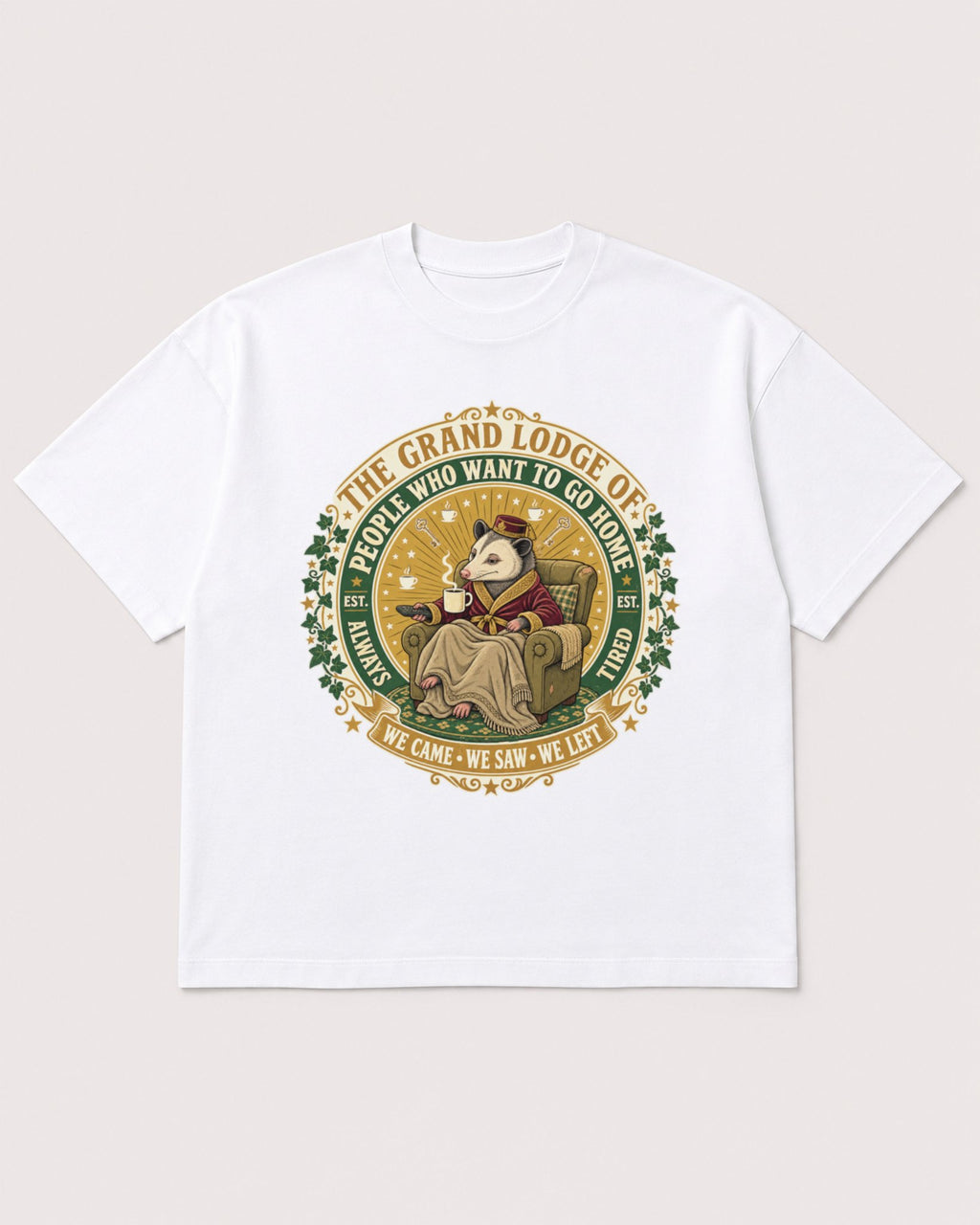 Mockup Boxy Heavyweight Tee White product