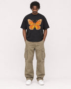 Mockup Boxy Heavyweight Tee Black male full-body 04