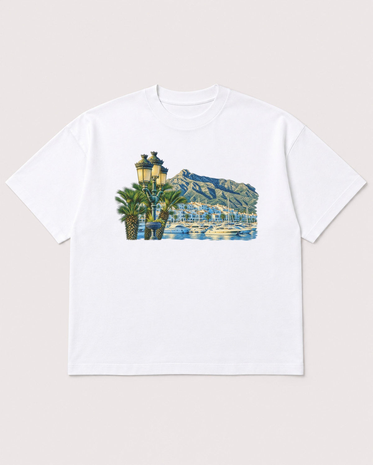 Mockup Boxy Heavyweight Tee White product