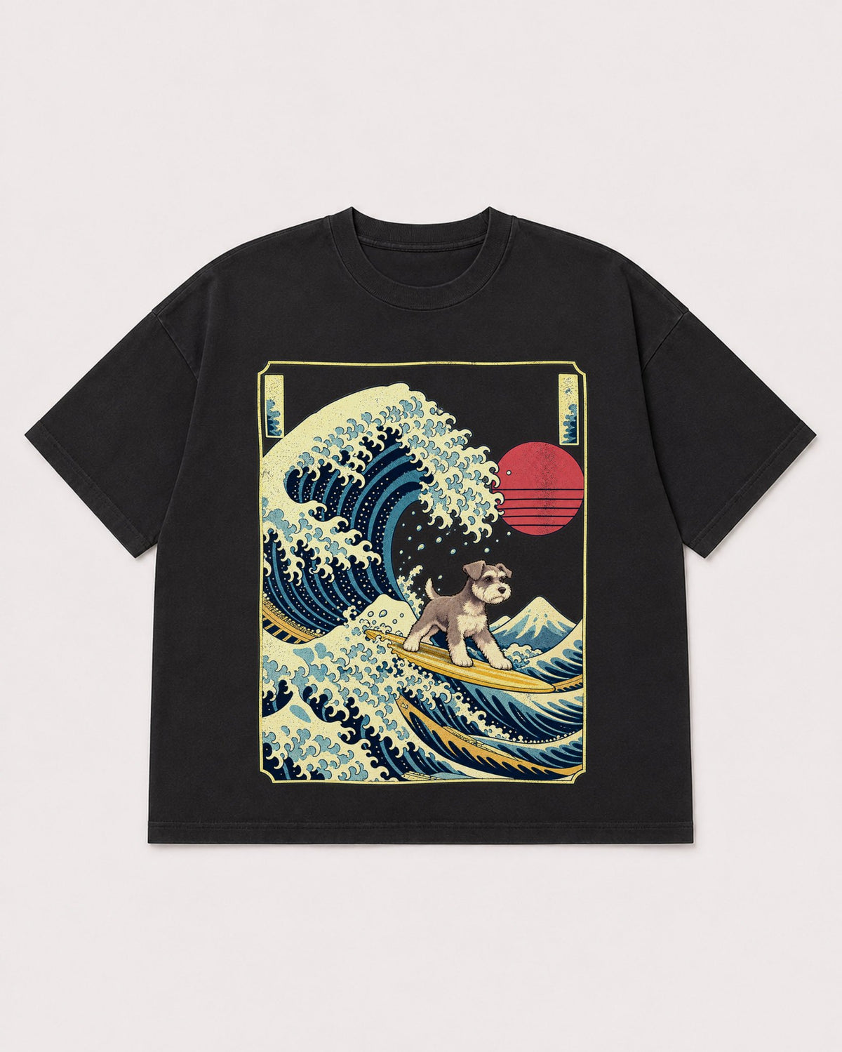 Mockup Boxy Heavyweight Tee Black product
