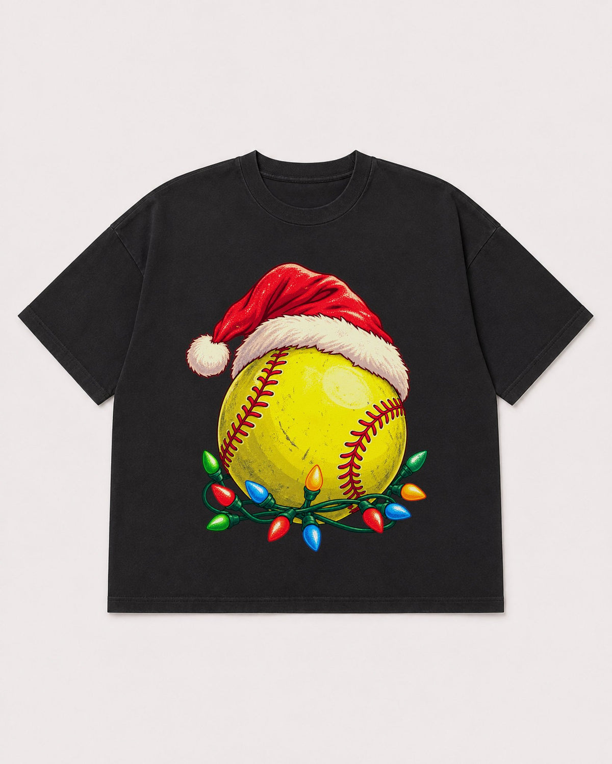 Mockup Boxy Heavyweight Tee Black product