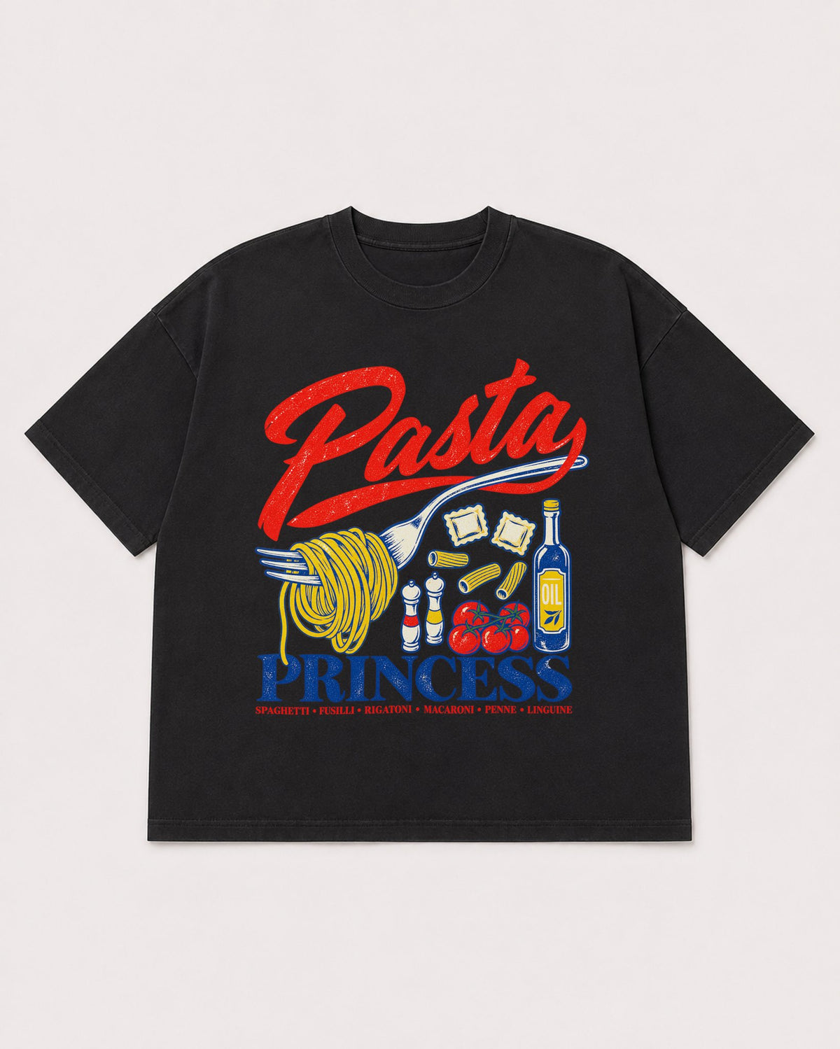Mockup Boxy Heavyweight Tee Black product