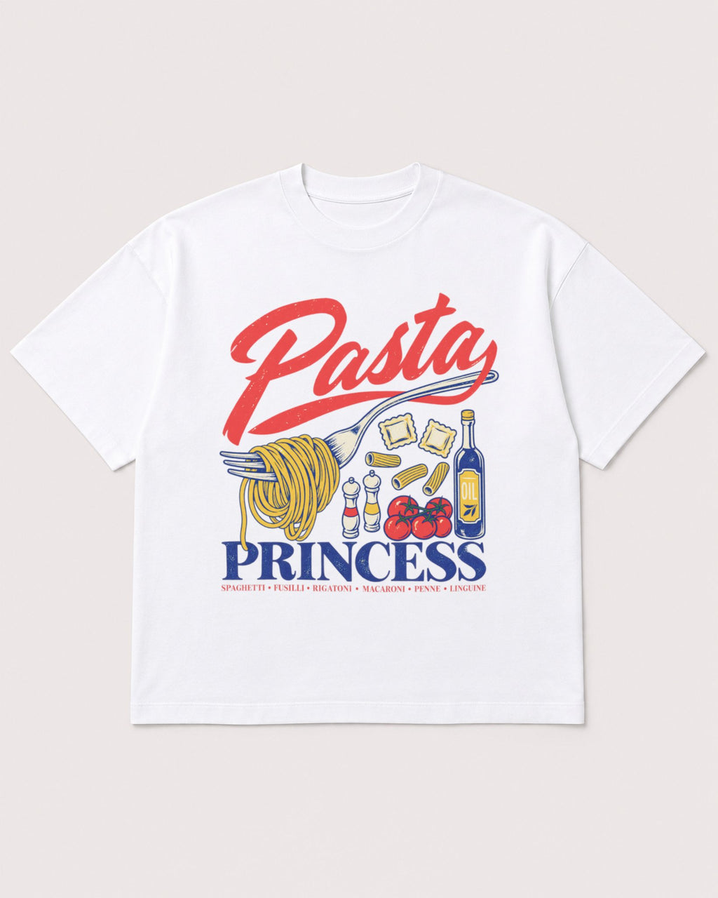 Mockup Boxy Heavyweight Tee White product