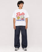 Mockup Boxy Heavyweight Tee White male full-body 26