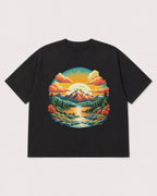 Mockup Boxy Heavyweight Tee Black product