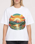 Mockup Boxy Heavyweight Tee White female close-up 08