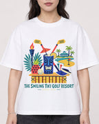 Mockup Boxy Heavyweight Tee White female close-up 03