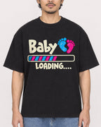 Mockup Boxy Heavyweight Tee Black male close-up 02