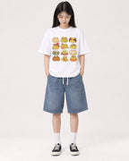 Mockup Boxy Heavyweight Tee White female full-body 01