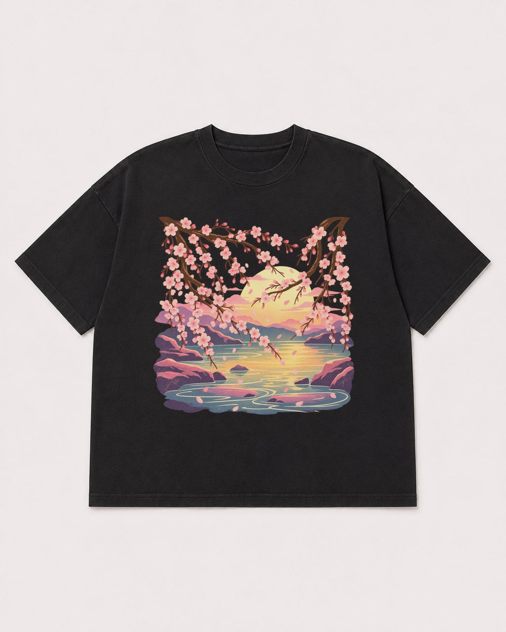 Mockup Boxy Heavyweight Tee Black product