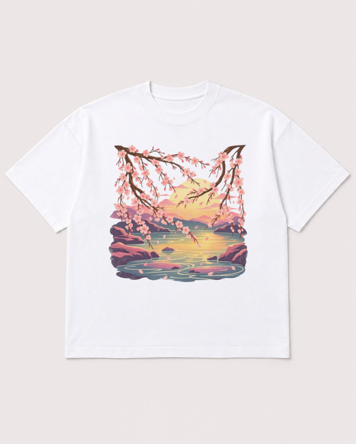 Mockup Boxy Heavyweight Tee White product