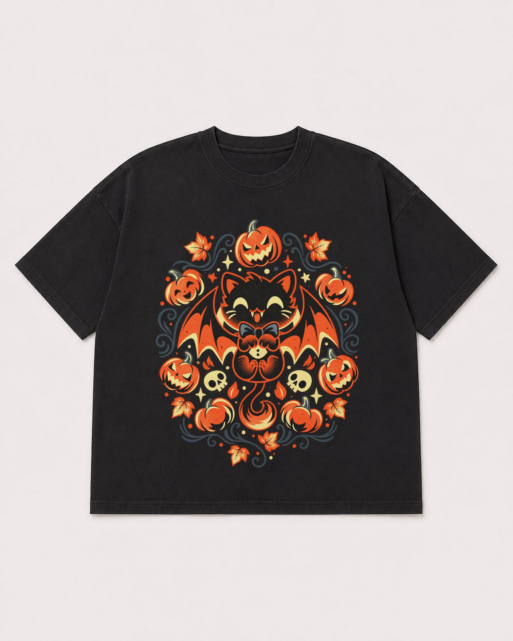 Mockup Boxy Heavyweight Tee Black product