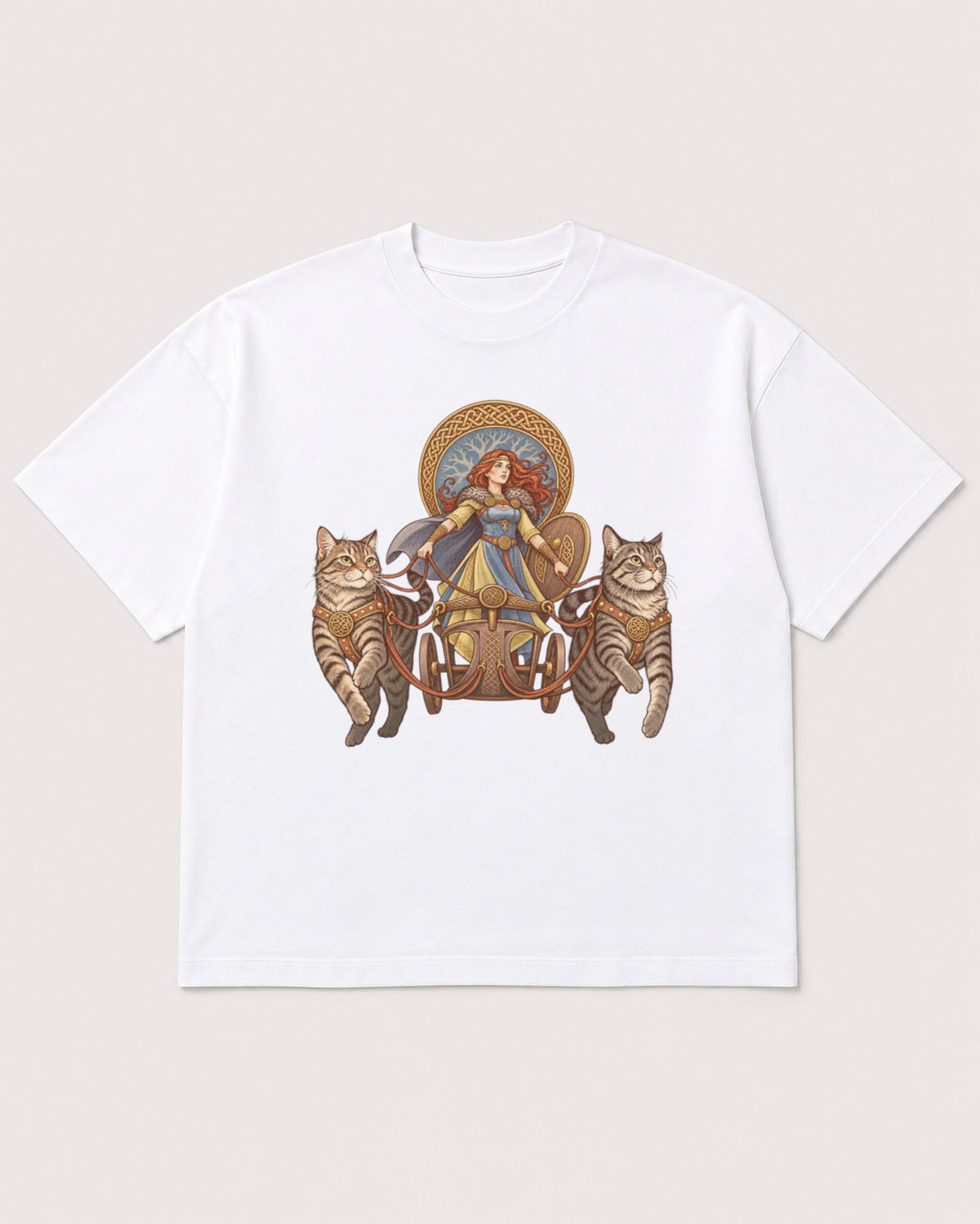 Mockup Boxy Heavyweight Tee White product