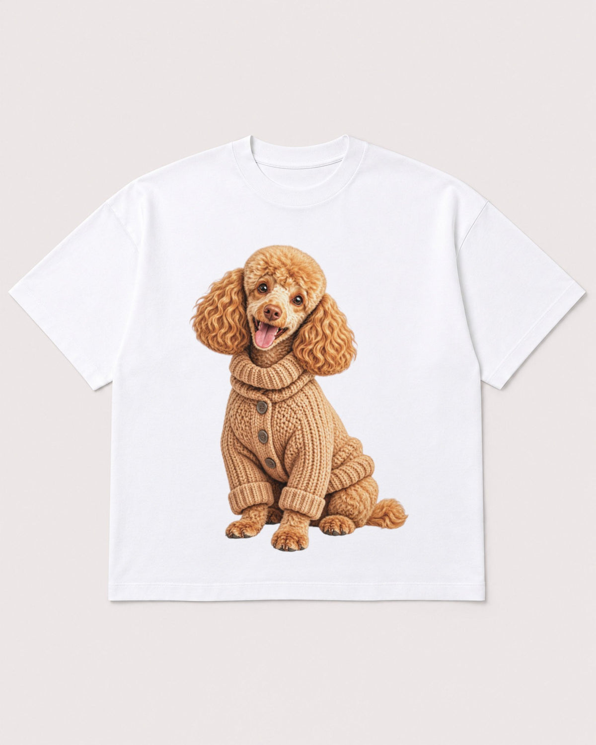 Mockup Boxy Heavyweight Tee White product