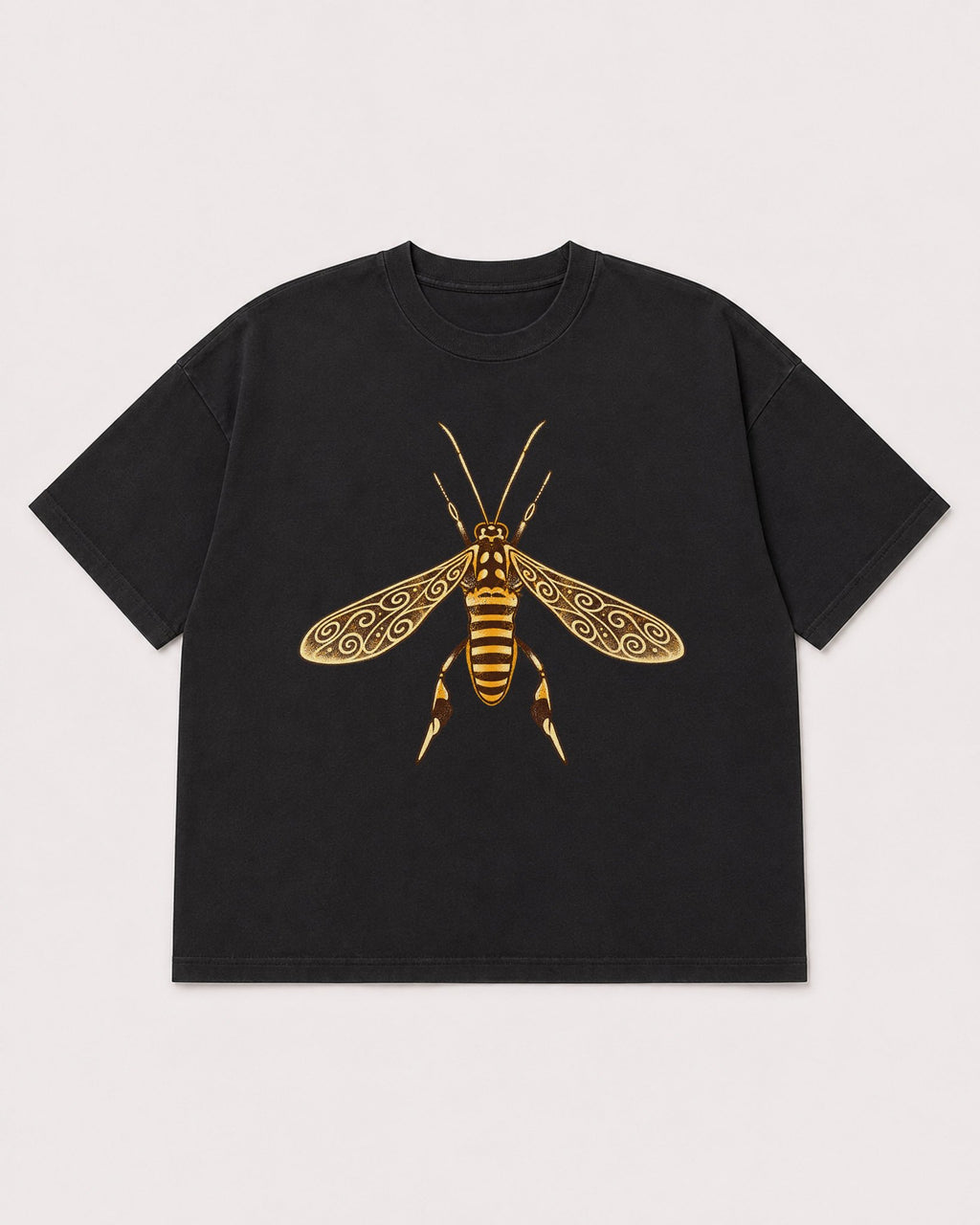 Mockup Boxy Heavyweight Tee Black product