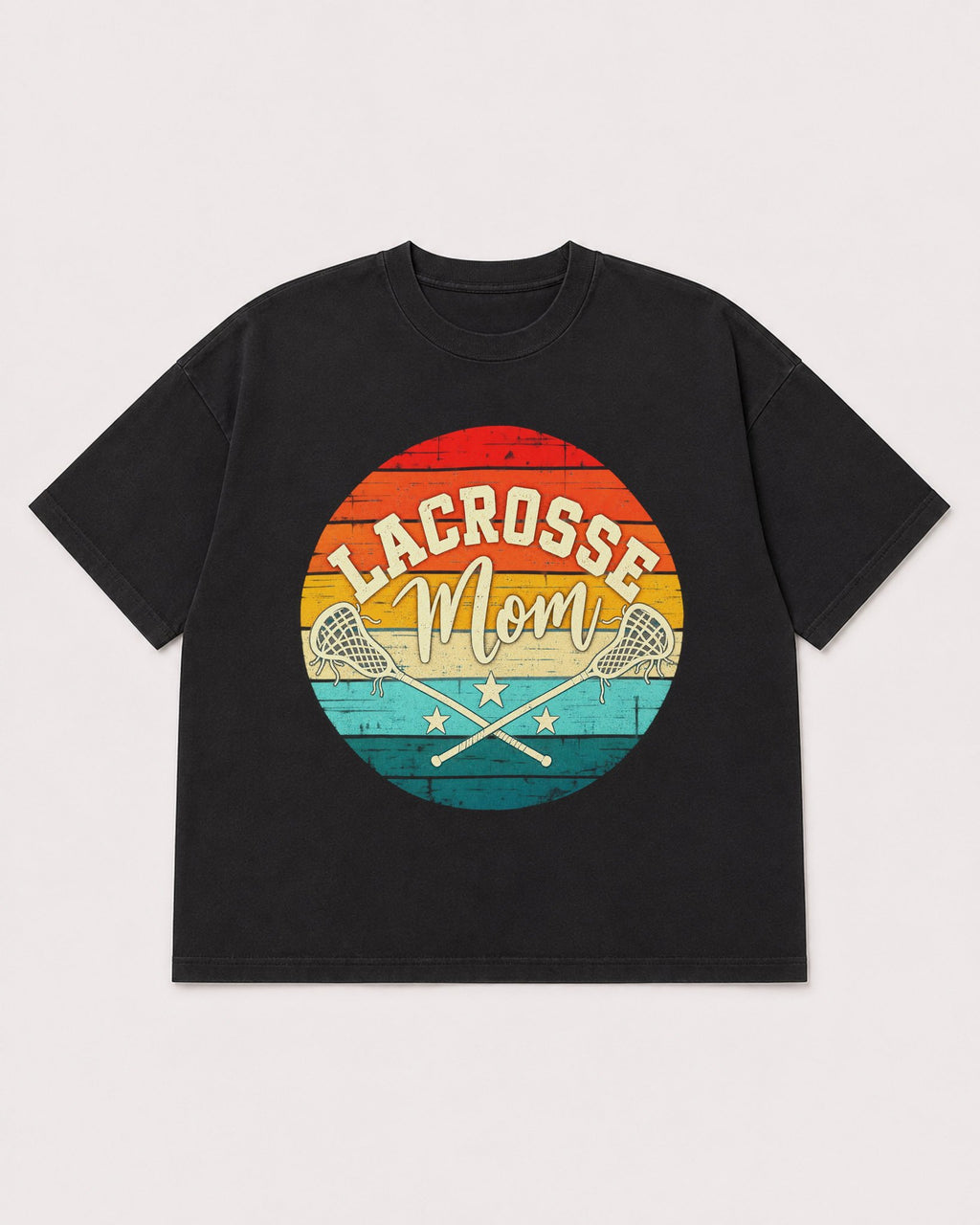 Mockup Boxy Heavyweight Tee Black product