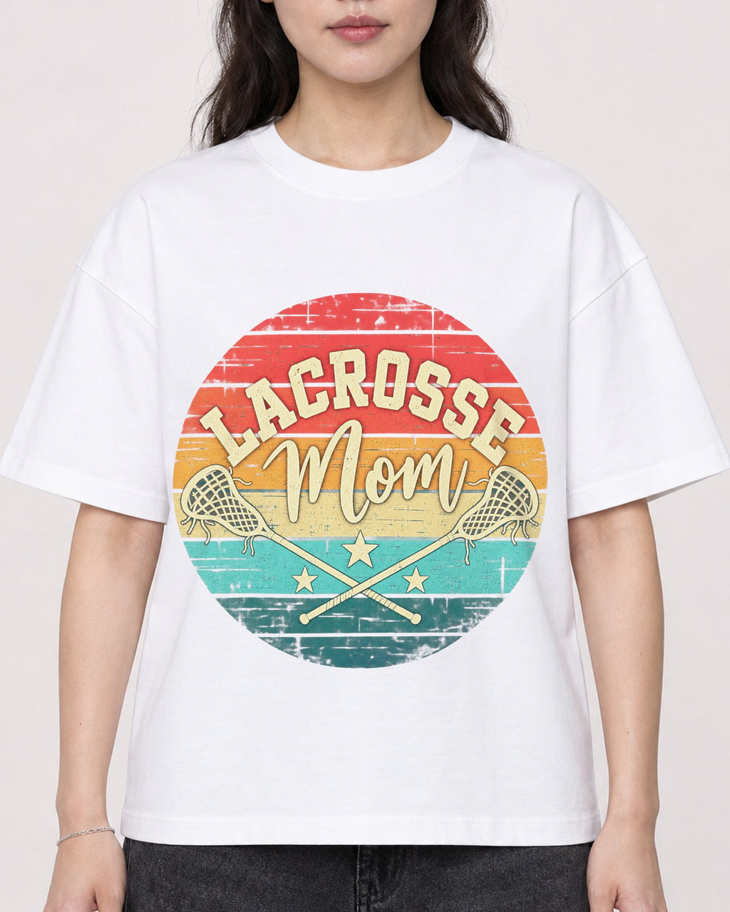 Mockup Boxy Heavyweight Tee White female close-up 03