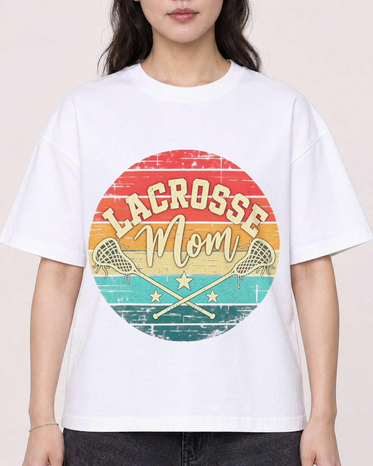 Mockup Boxy Heavyweight Tee White female close-up 03