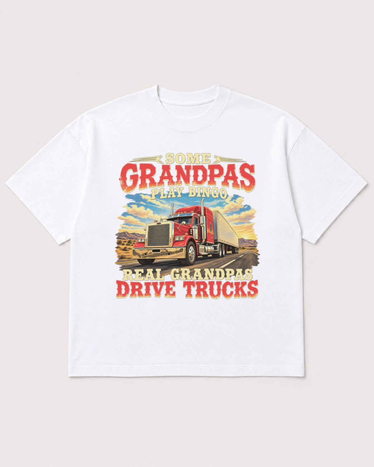 Mockup Boxy Heavyweight Tee White product