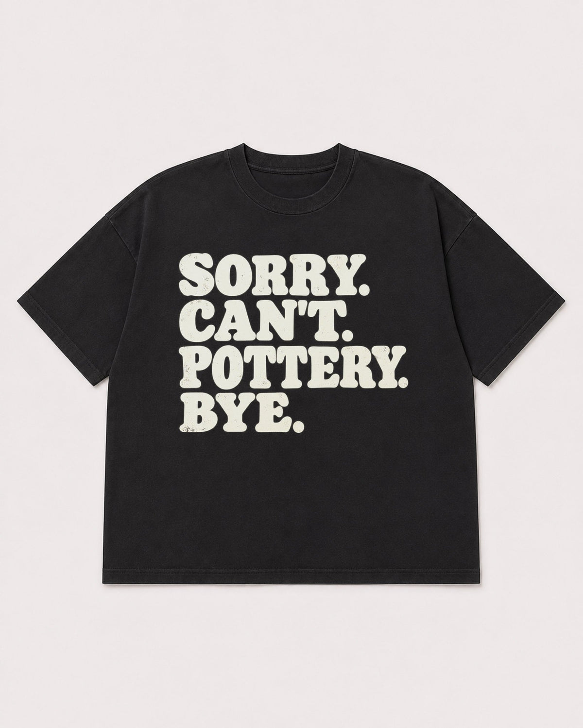 Mockup Boxy Heavyweight Tee Black product