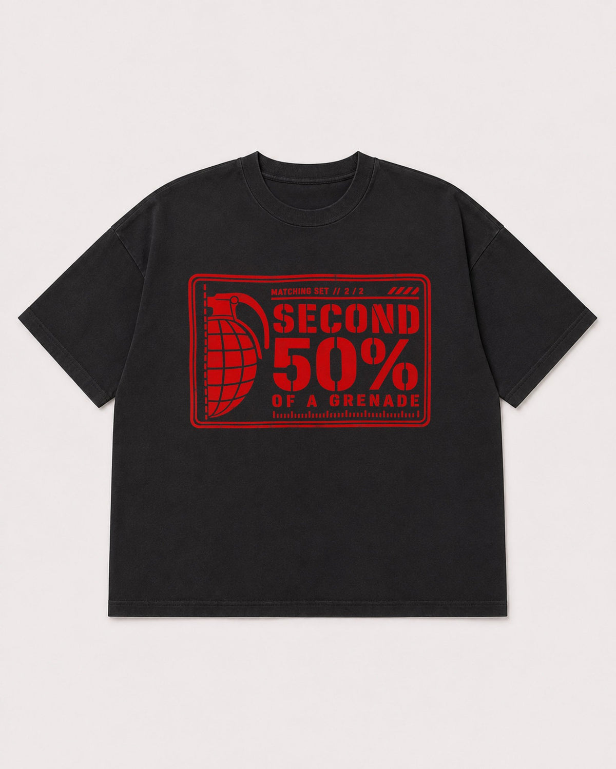 Mockup Boxy Heavyweight Tee Black product