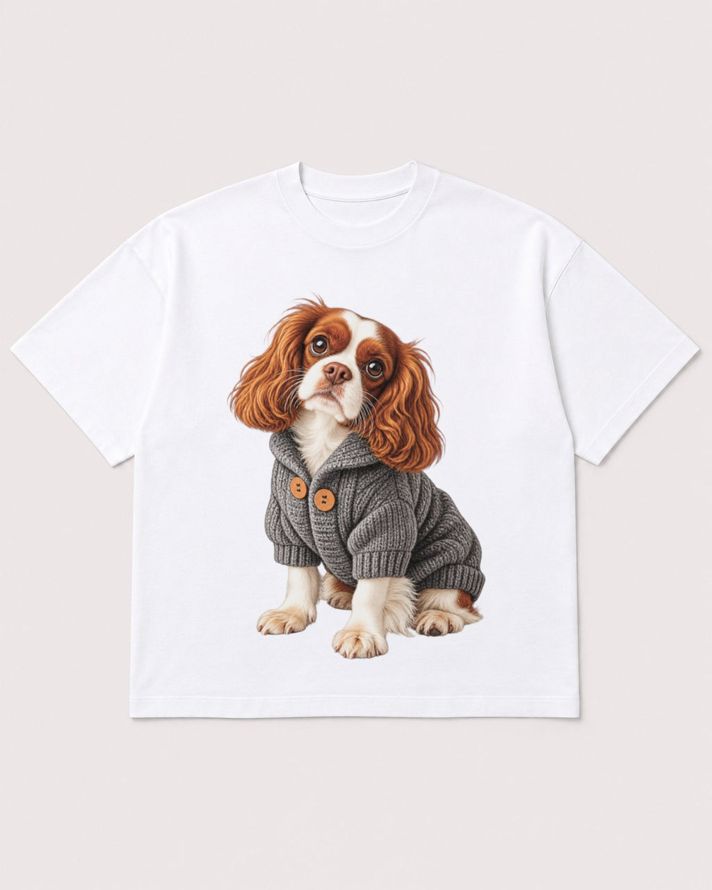 Mockup Boxy Heavyweight Tee White product
