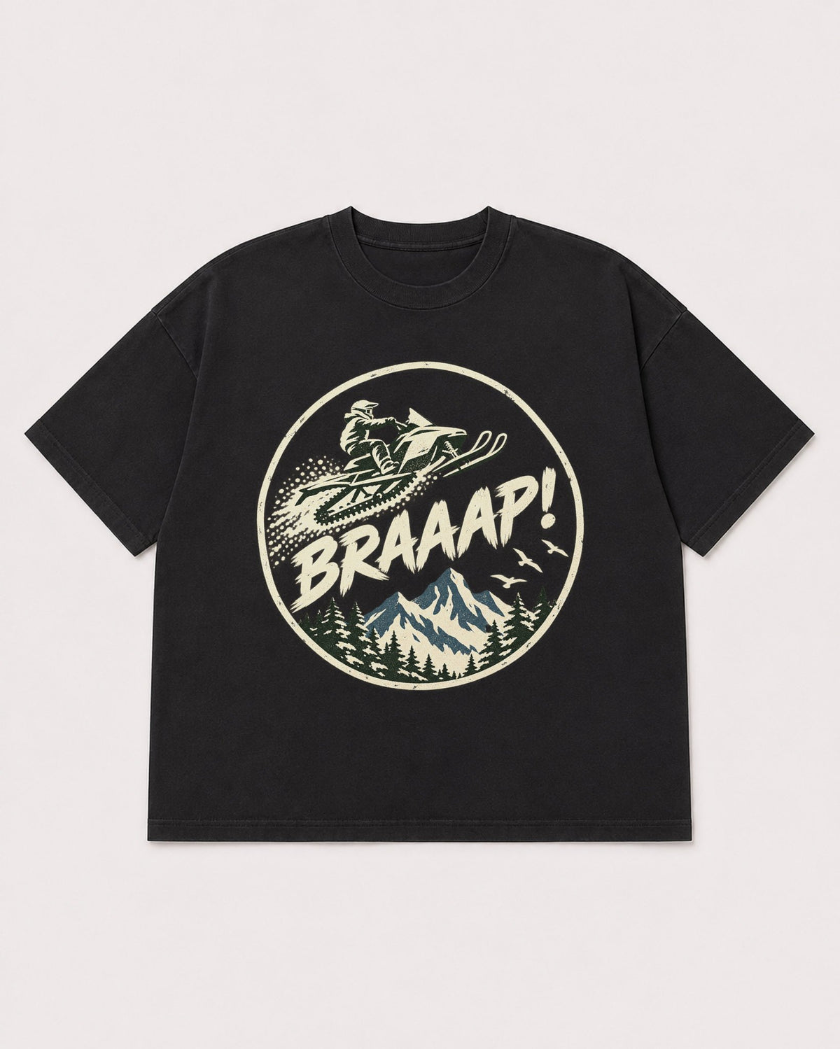 Mockup Boxy Heavyweight Tee Black product