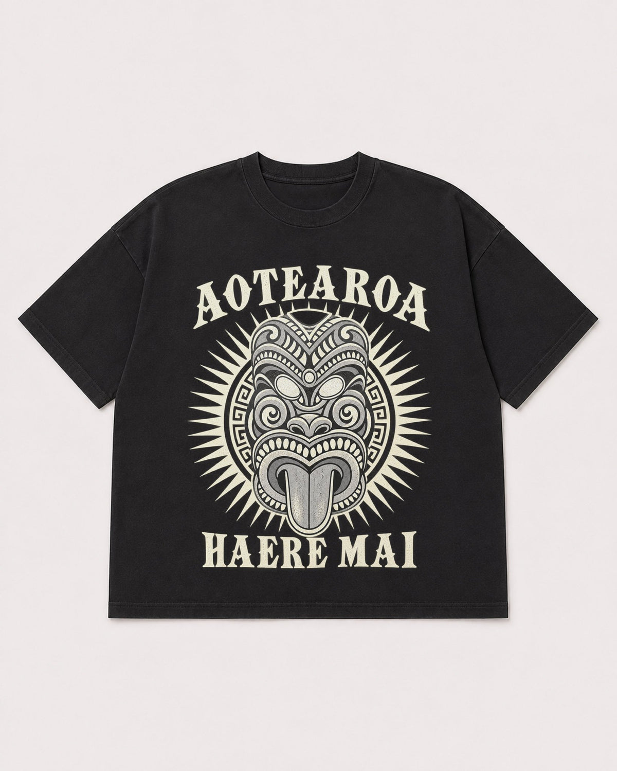Mockup Boxy Heavyweight Tee Black product