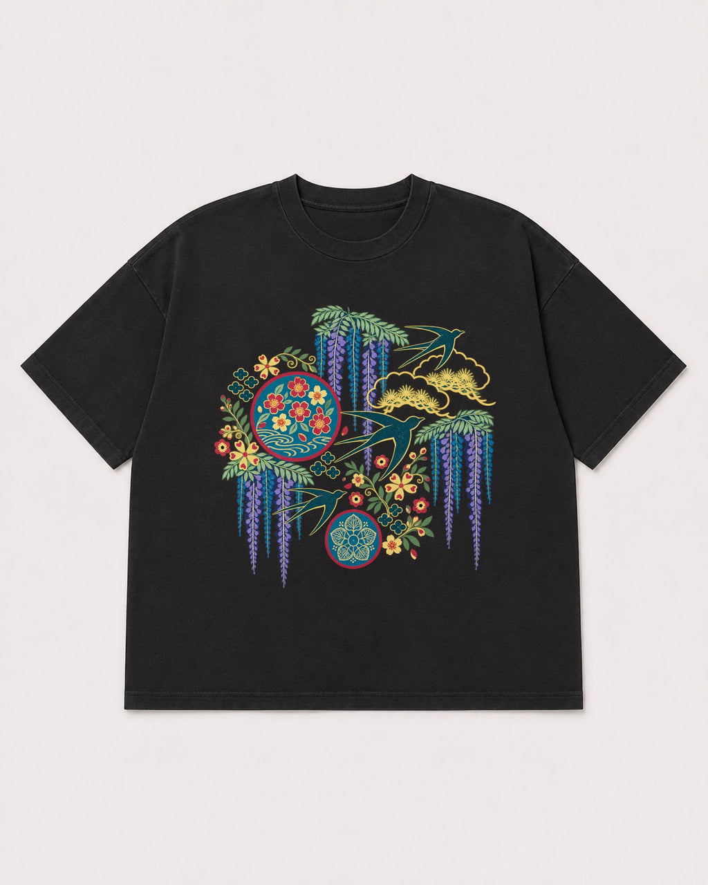 Mockup Boxy Heavyweight Tee Black product