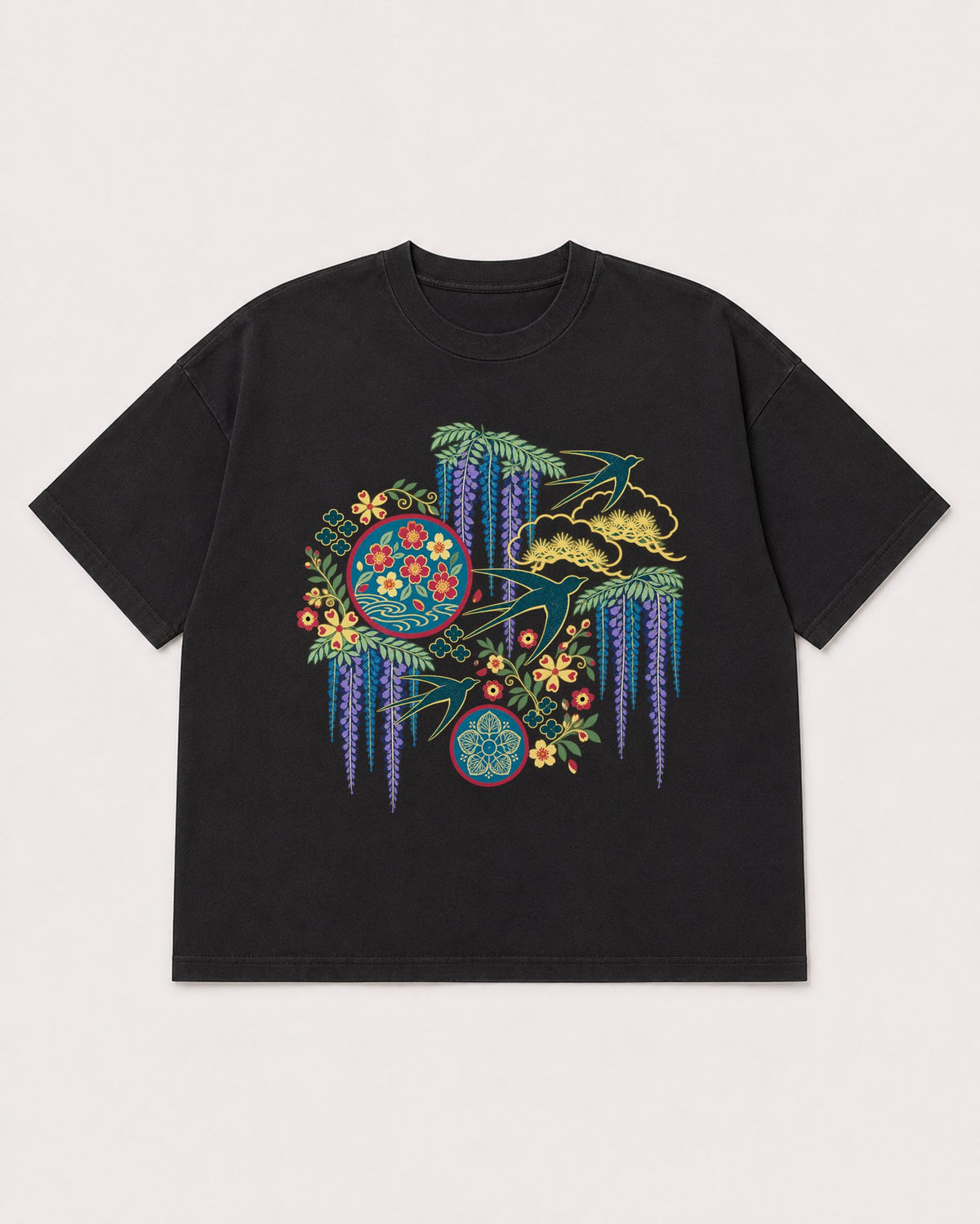 Mockup Boxy Heavyweight Tee Black product