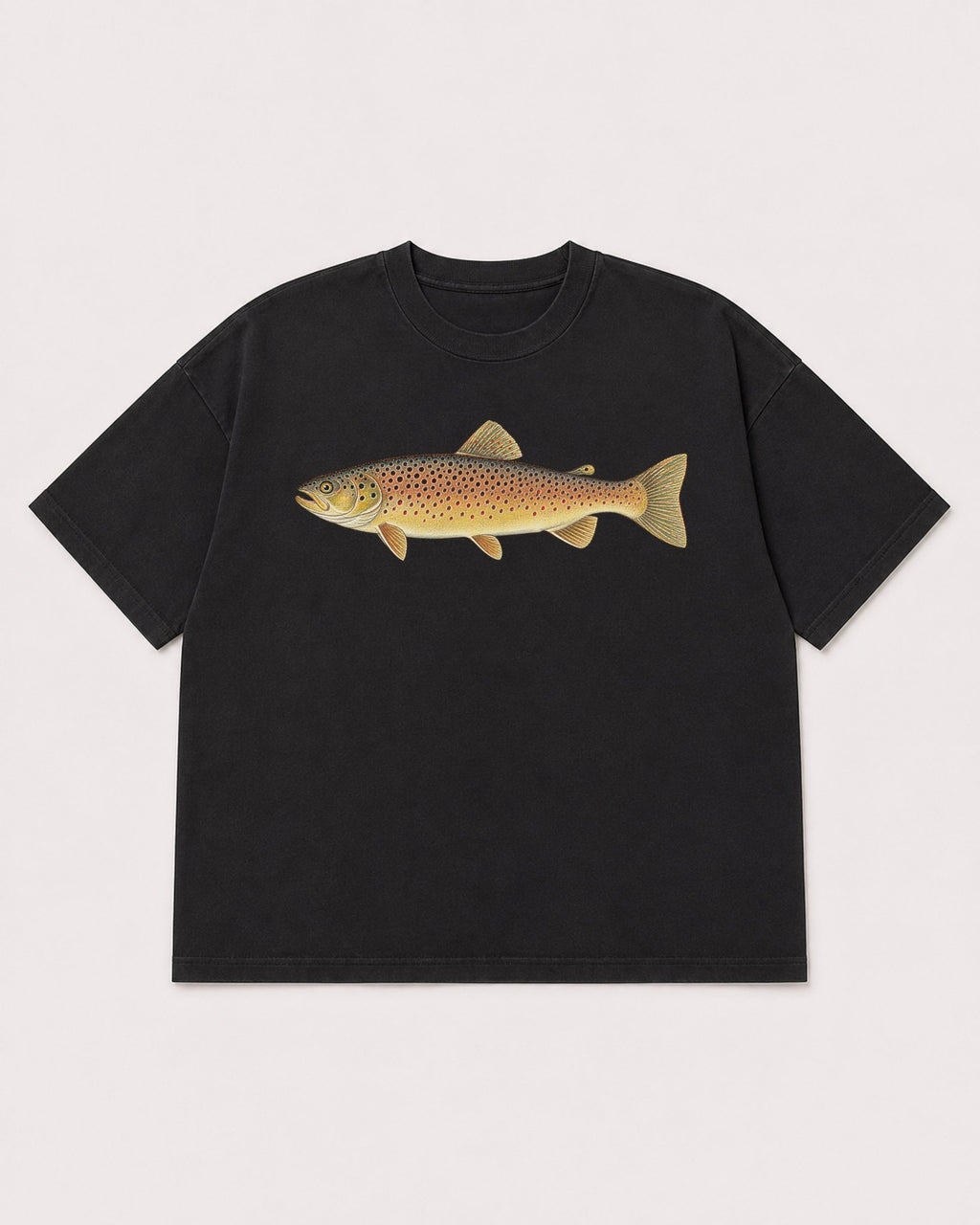 Mockup Boxy Heavyweight Tee Black product