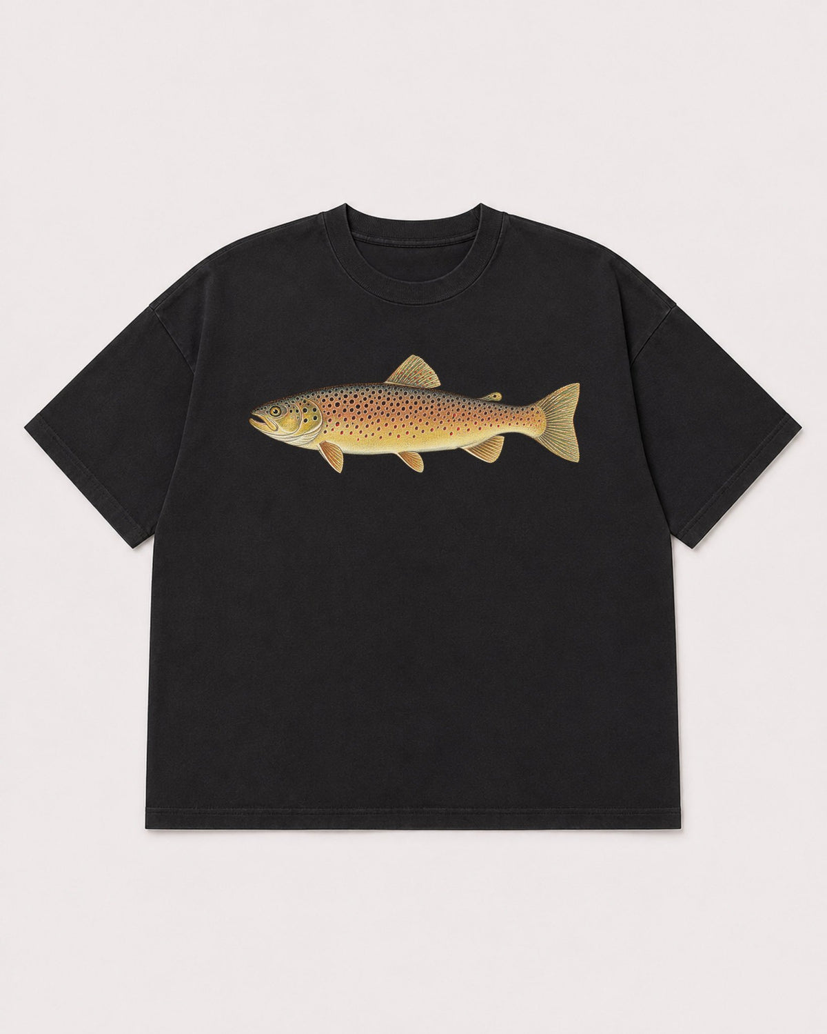Mockup Boxy Heavyweight Tee Black product