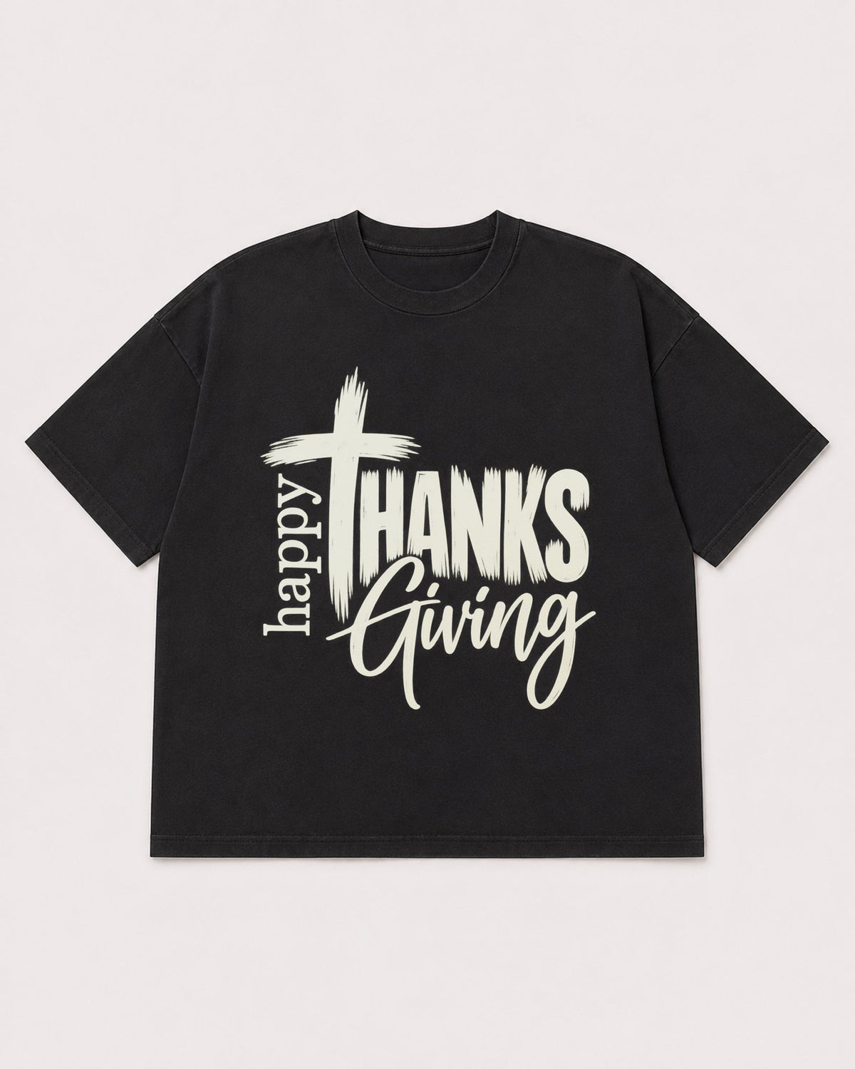 Mockup Boxy Heavyweight Tee Black product