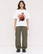 Mockup Boxy Heavyweight Tee White female full-body 02