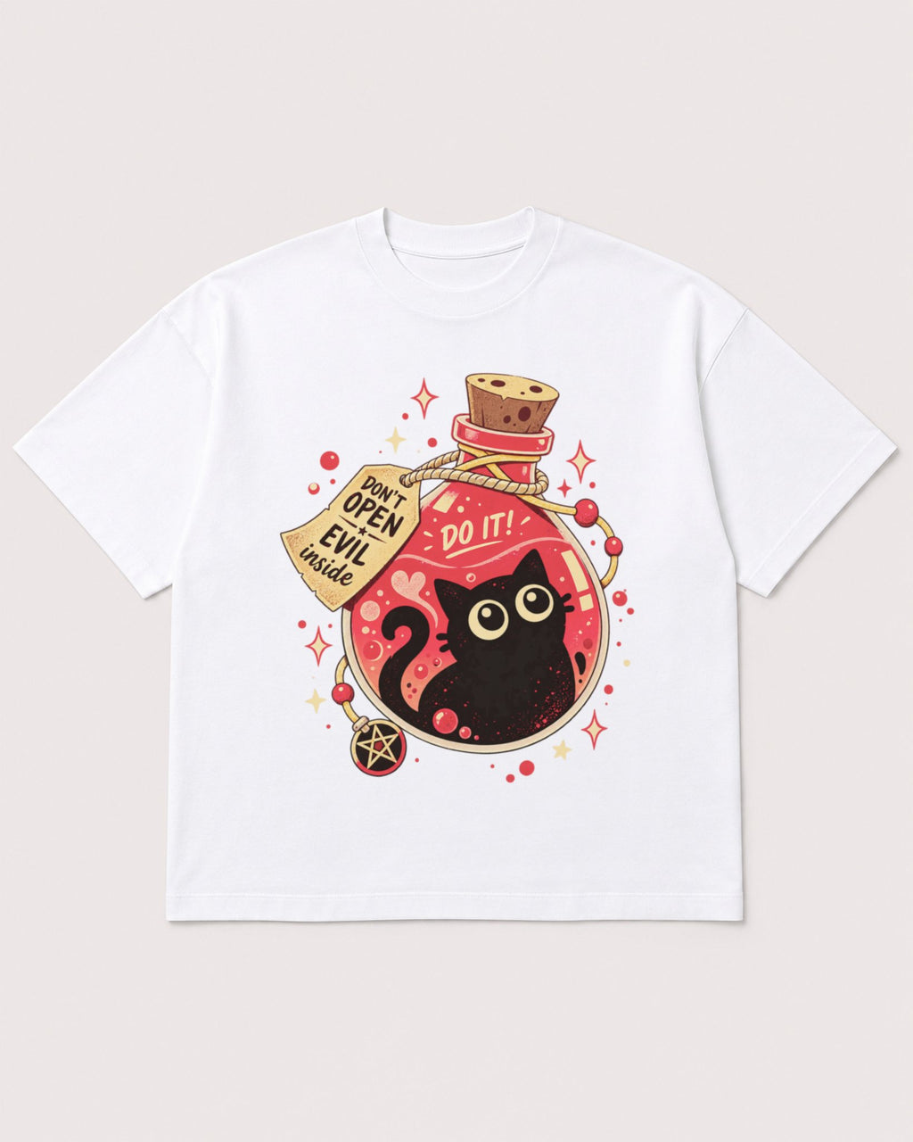 Mockup Boxy Heavyweight Tee White product