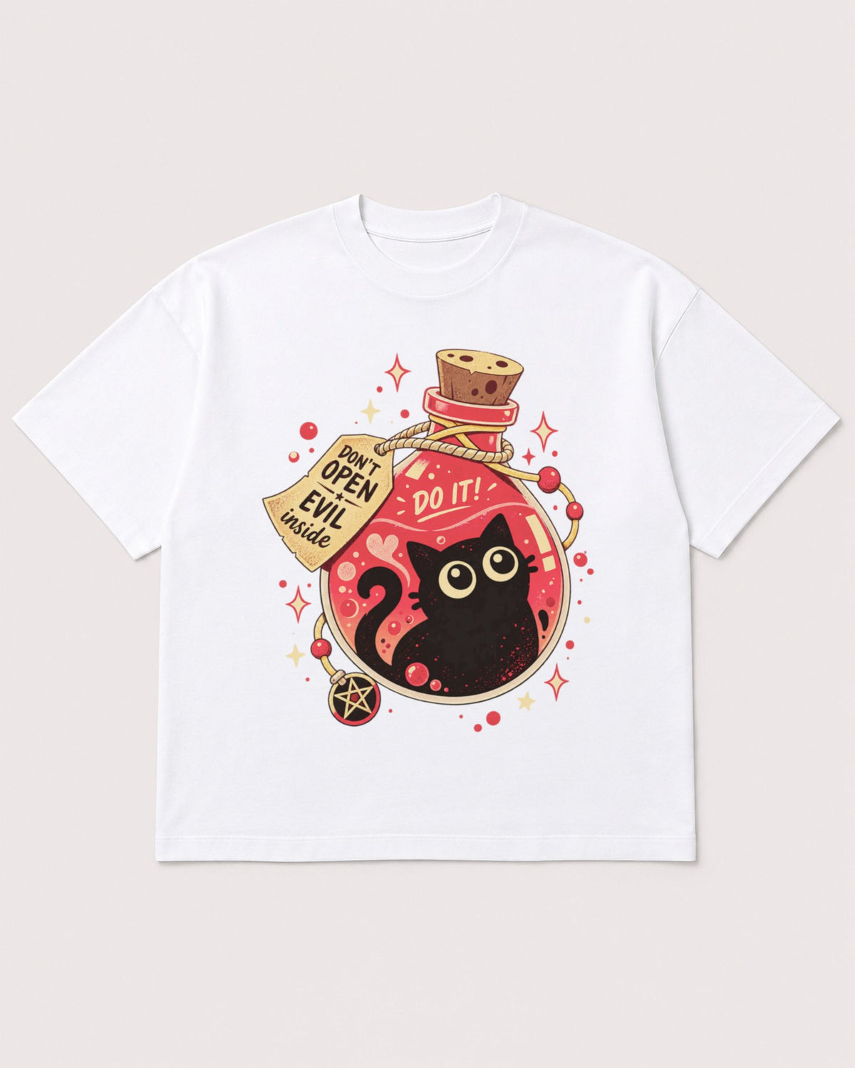 Mockup Boxy Heavyweight Tee White product