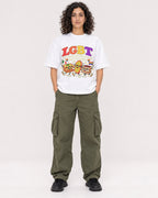 Mockup Boxy Heavyweight Tee White female full-body 27
