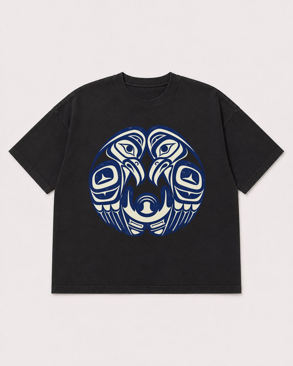 Mockup Boxy Heavyweight Tee Black product