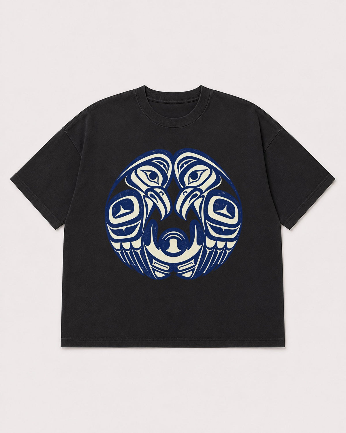Mockup Boxy Heavyweight Tee Black product